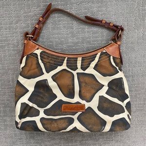 Dooney cow print bag